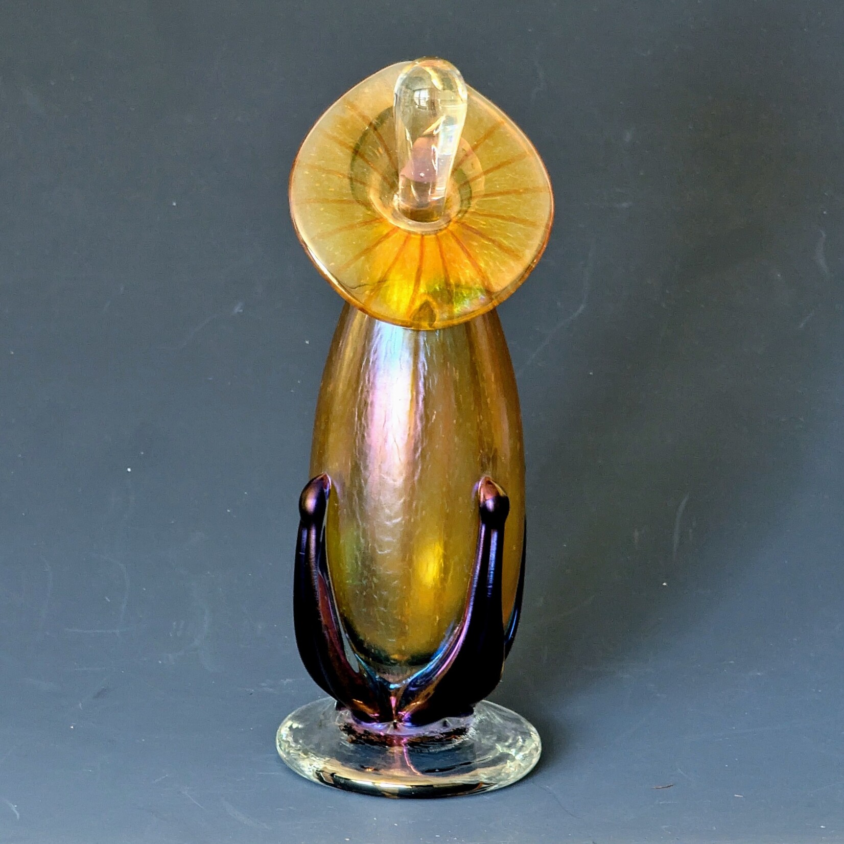 Callahan Mountain Studios Calla Lily Perfume Bottles - Topaz, Black