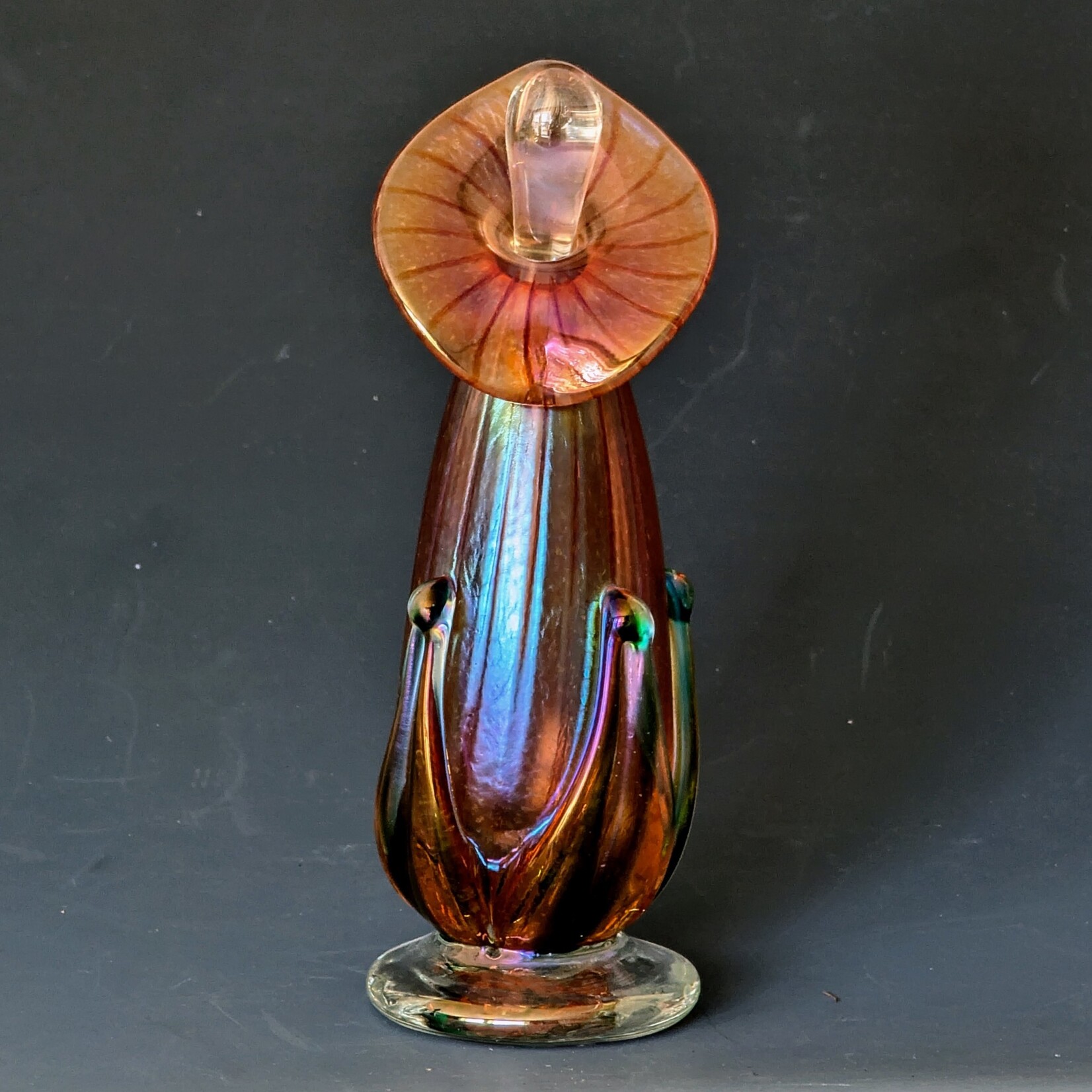 Callahan Mountain Studios Calla Lily Perfume Bottle - Salmon