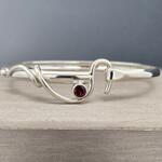 Modern Heirloom® AC Hook Bracelet, Garnet 5mm