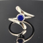 Modern Heirloom® Bypass Ring w/ 6mm Lapis, Size 8.5
