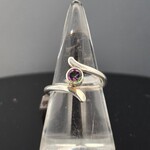 Modern Heirloom® Bypass Ring w/ 5mm Mystic Topaz, Size 7.5