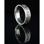 Modern Heirloom® Engraved Wave Ring , SS, Size 10