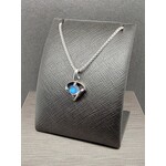 Modern Heirloom® Petite Amulet of the Moon, Moonstone & Sterling, 5mm Round