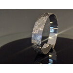 Modern Heirloom® Fiddlehead Fern, Embossed Scroll Clasp  Silver Bracelet, 13mm