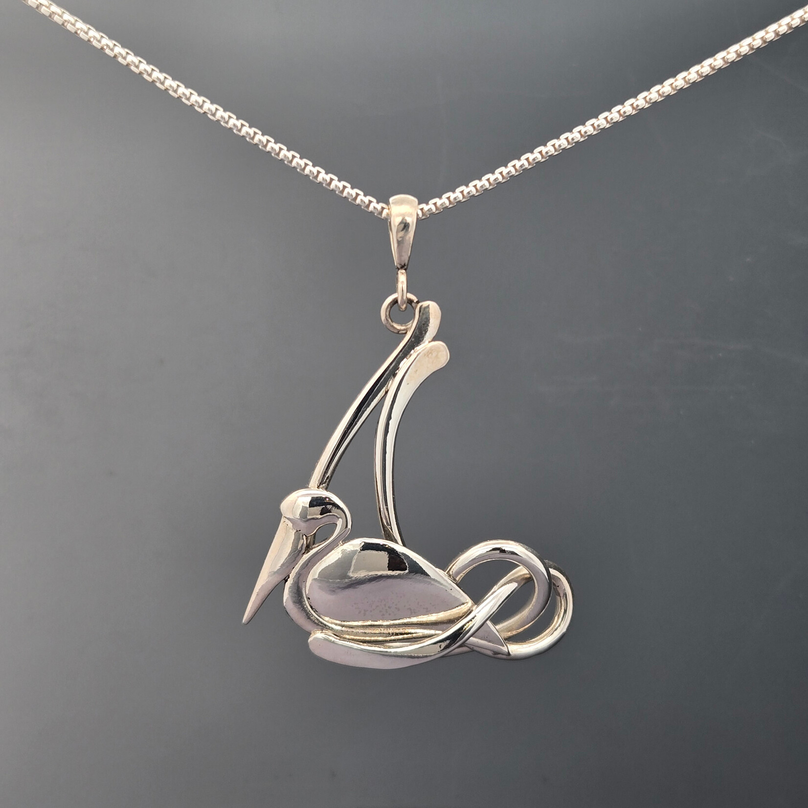 Modern Heirloom® Elegant Pelican II LG Pendant on 22" 1.3 Spiga