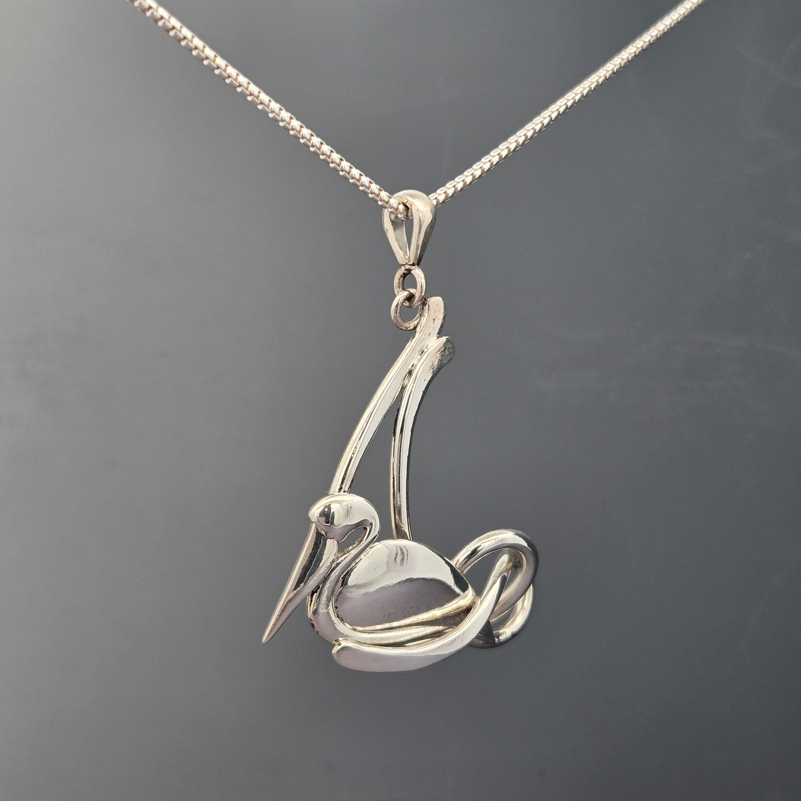 Modern Heirloom® Elegant Pelican II LG Pendant on 22" 1.3 Spiga