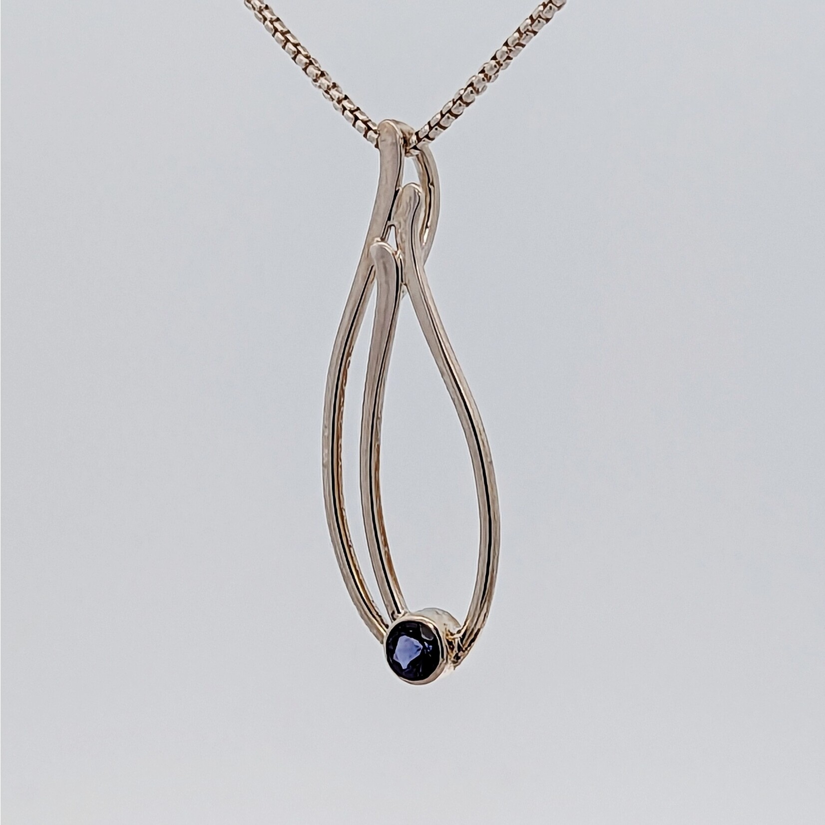 Modern Heirloom® Seagrass Necklace, Iolite and Sterling