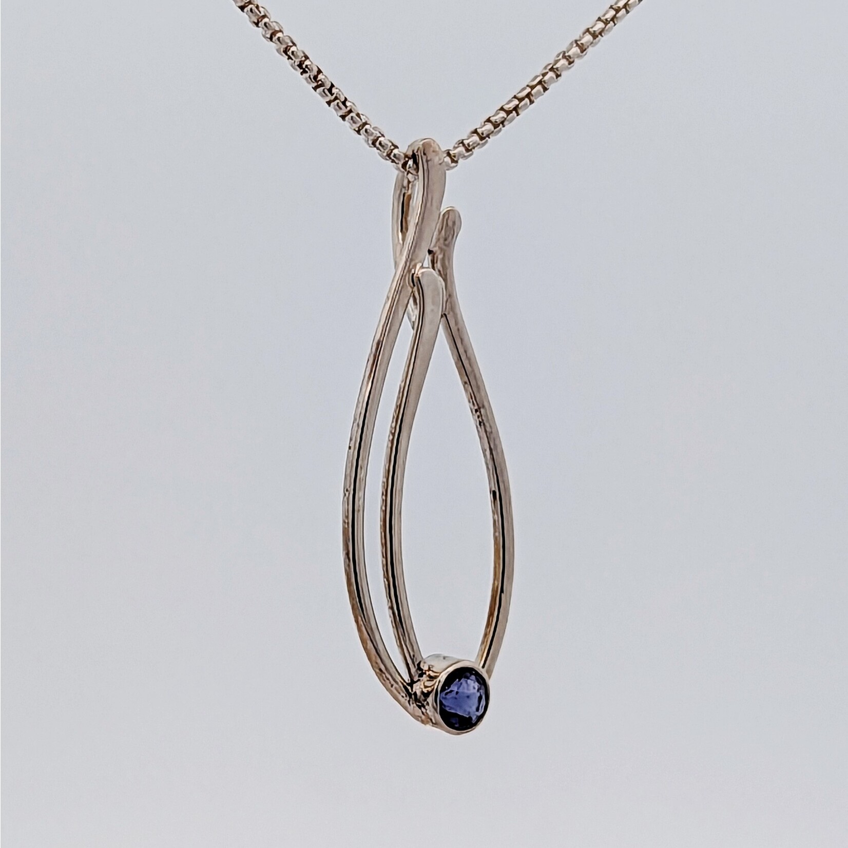 Modern Heirloom® Seagrass Necklace, Iolite and Sterling