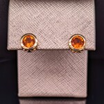 Modern Heirloom® 14KY Filigree Post Earring w/ 6mm Citrine