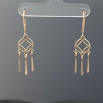Modern Heirloom® 14KY Diamond Circle Drop Earrings