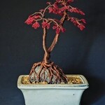 Copper and Gem  Bonsai Trees
