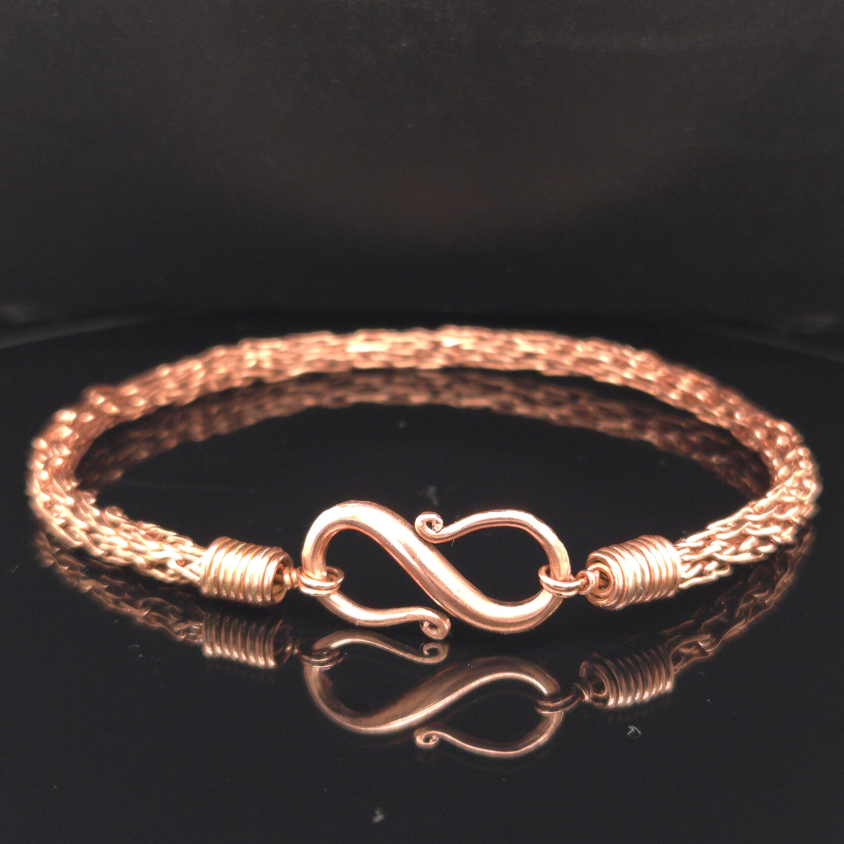 Modern Heirloom® Handcrafted 4mm Viking Knit Copper Bracelet 10”