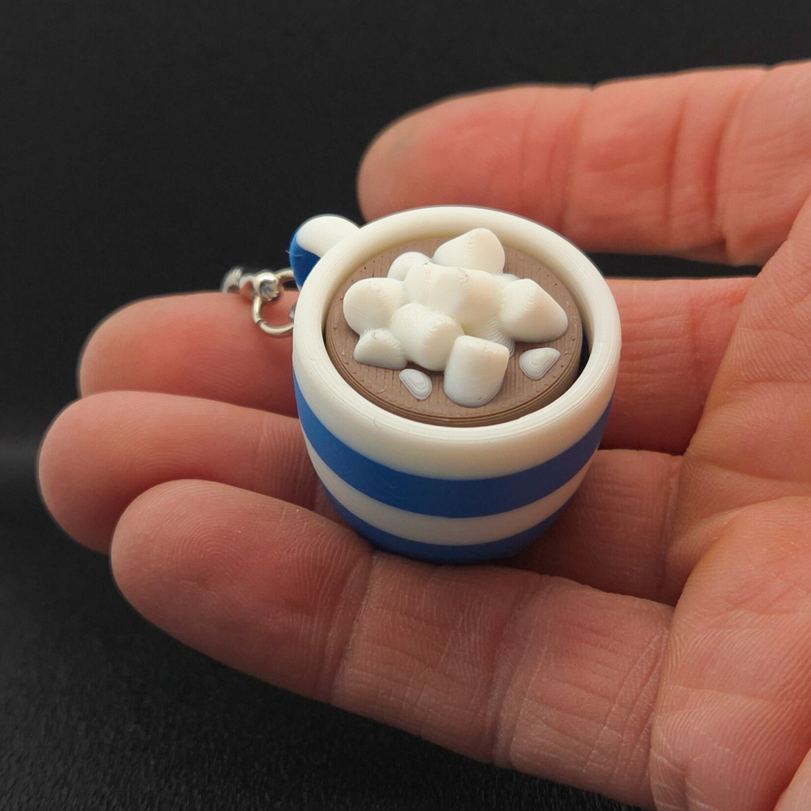 Hot Cocoa Mug Clicker, Marshmellows