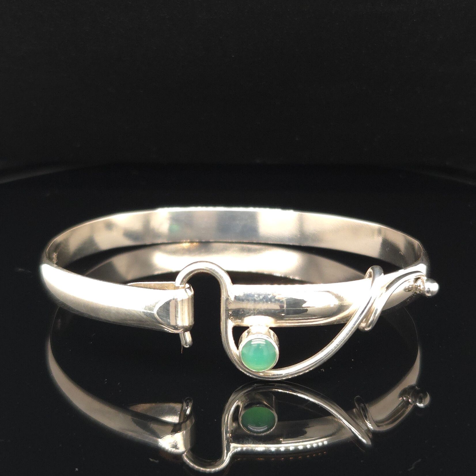 Modern Heirloom® Chrysoprase AC Hook Bracelet, 5mm
