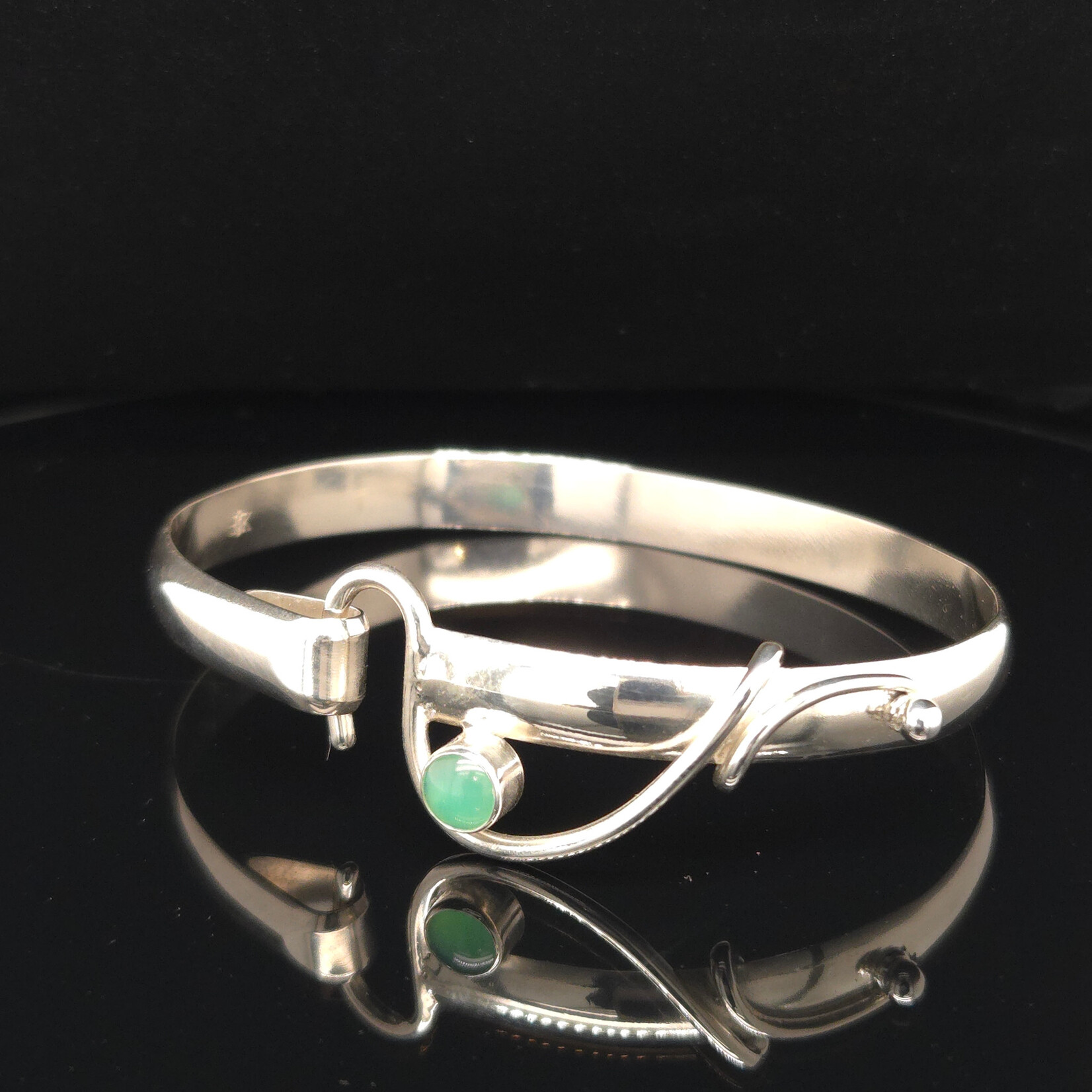 Modern Heirloom® Chrysoprase AC Hook Bracelet, 5mm