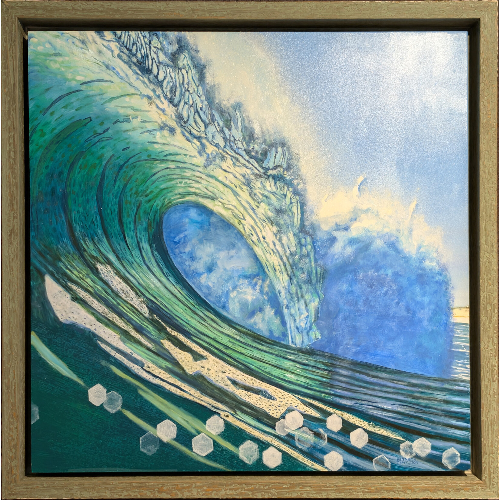 Kenneth Templeton "Head High with Backwash" - Kenneth Templeton