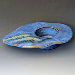 Pamela Lassiter Pottery Blue Wave Kenyan Vase - Pamela Lassiter