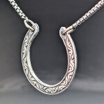 Modern Heirloom® Engraved Horseshoe Pendant, 20"