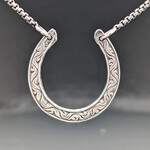 Modern Heirloom® Engraved Horseshoe Pendant, 18"