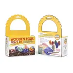 Natural Earth Paint Wooden Eggs Craft Kit
