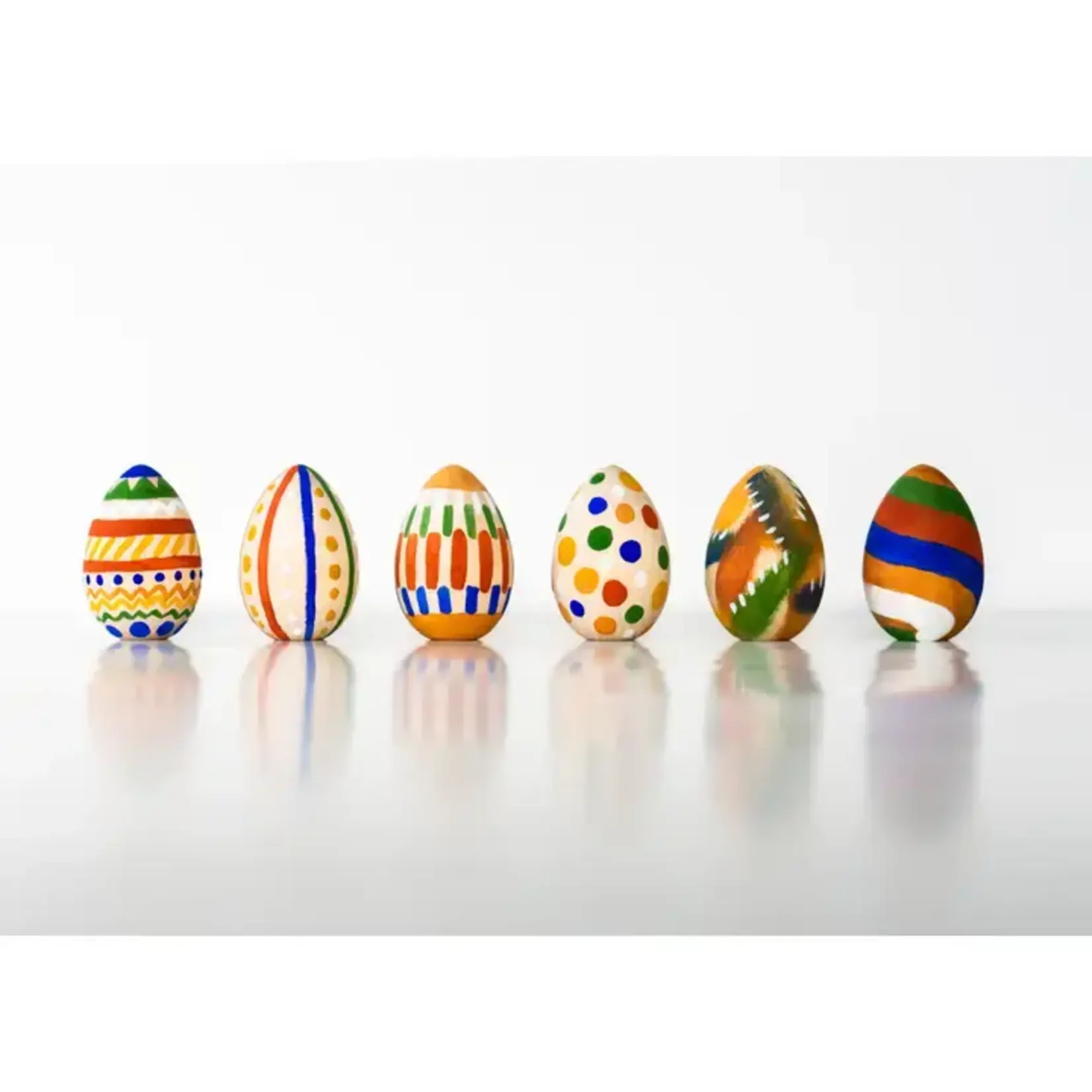 Natural Earth Paint Wooden Eggs Craft Kit