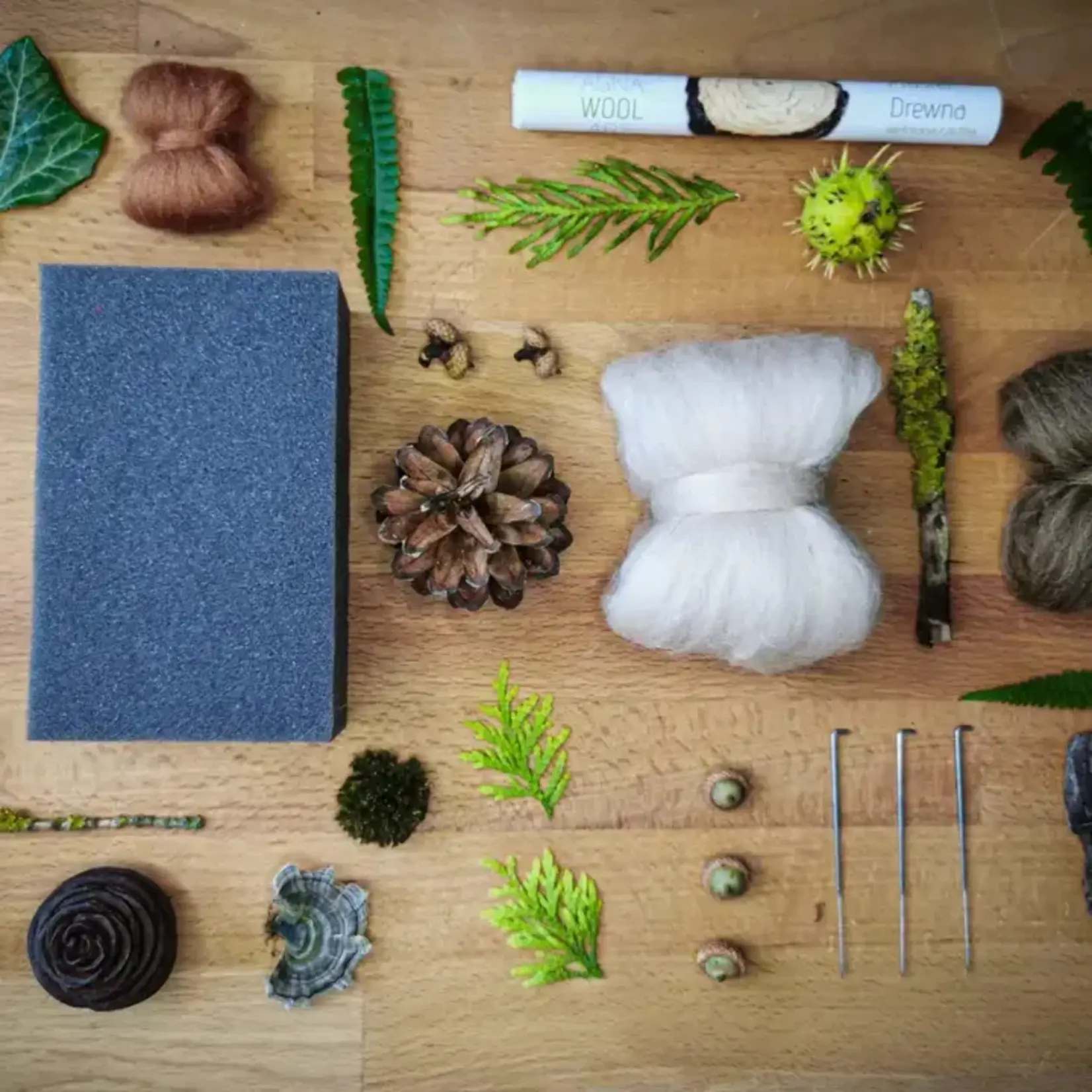 Benzie Design Barn Owl, Needle Felting Kit