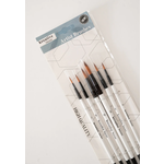 Kreative Haven Round Tip Watercolor Brush Set -- 6 piece