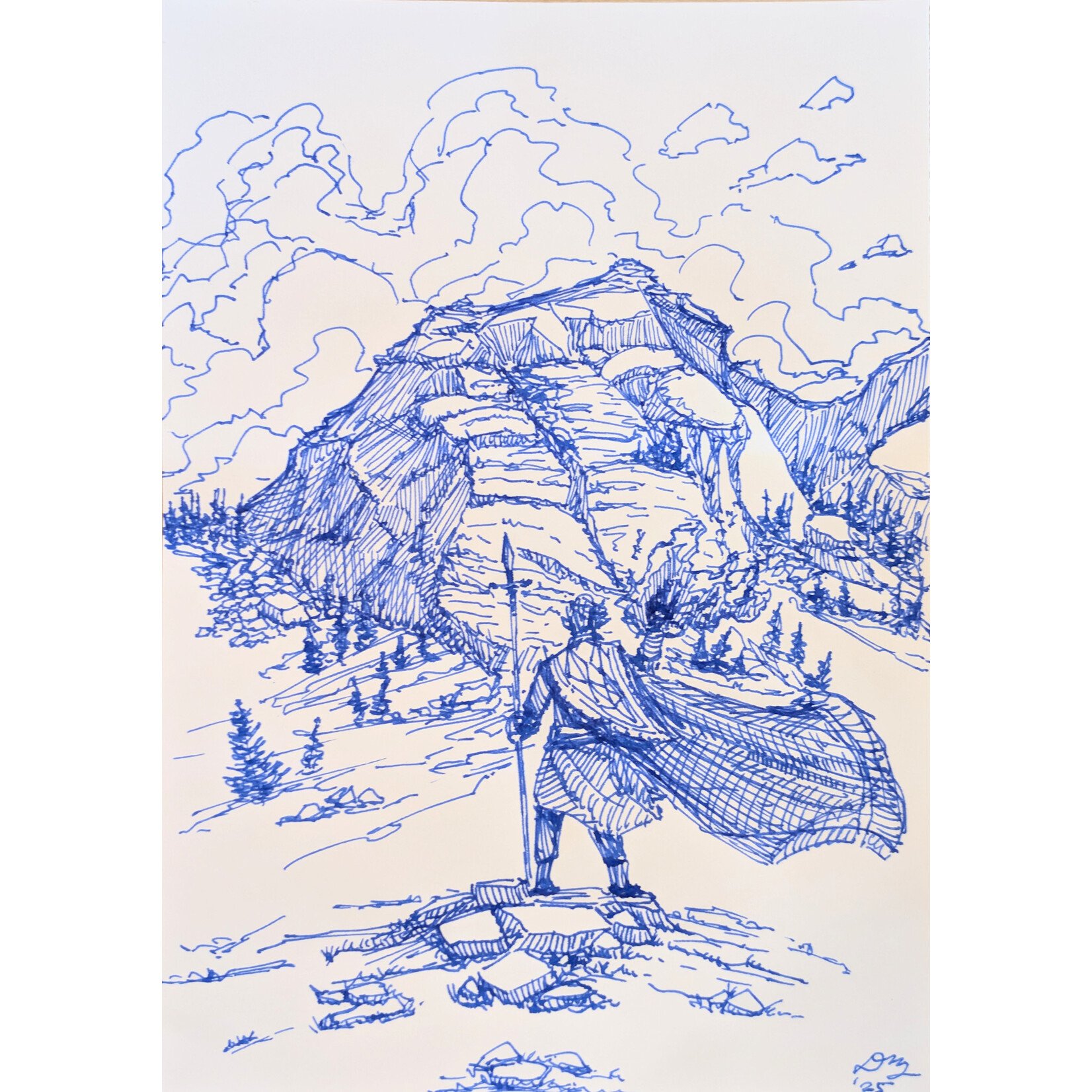 Daniel Ziegler Art "At the Summit" - Daniel Ziegler