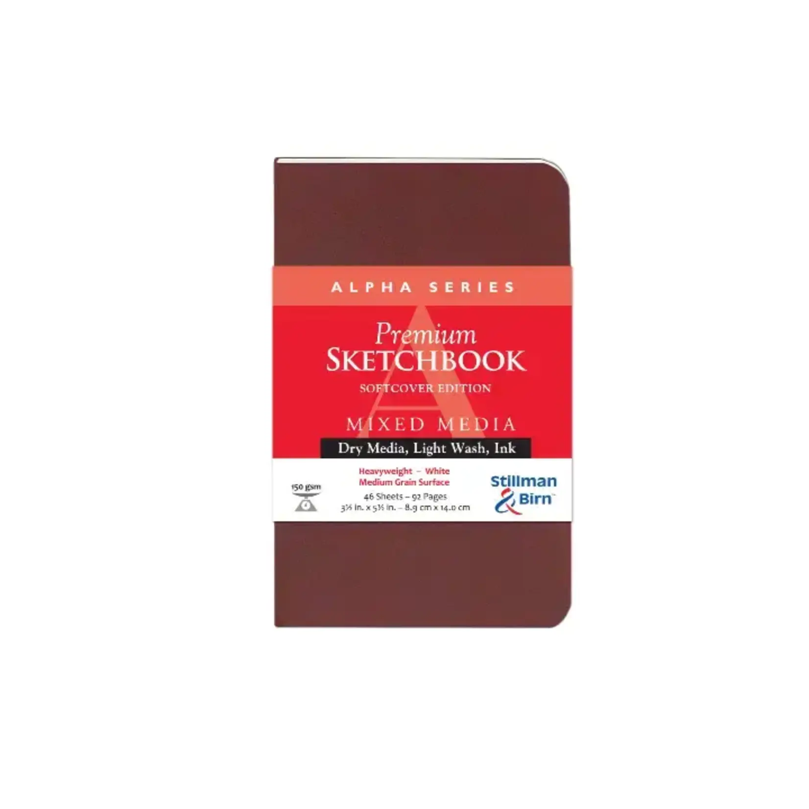 Exaclair Stillman & Birn Mixed Media Sketchbook - Alpha Series - 3.5"x5.5"
