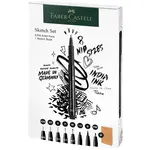Faber-Castell Pitt Artist Pen and Artist Sketchbook Gift Set