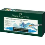 Faber-Castell Albrecht Dürer Watercolor Markers, 5 Basic Colors