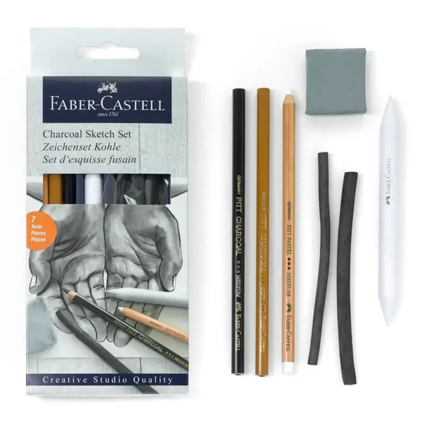 Faber-Castell Charcoal Sketch Set For Drawing