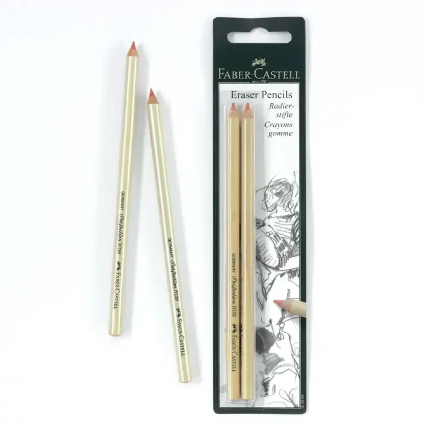 Faber-Castell Perfection 7056 Eraser Pencils