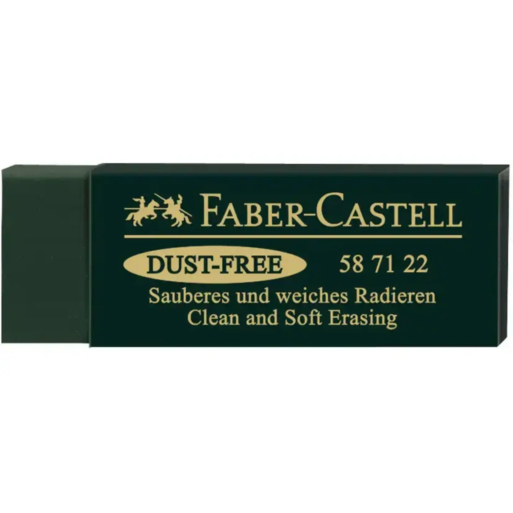 Faber-Castell Dust-Free Vinyl Art Eraser, Green