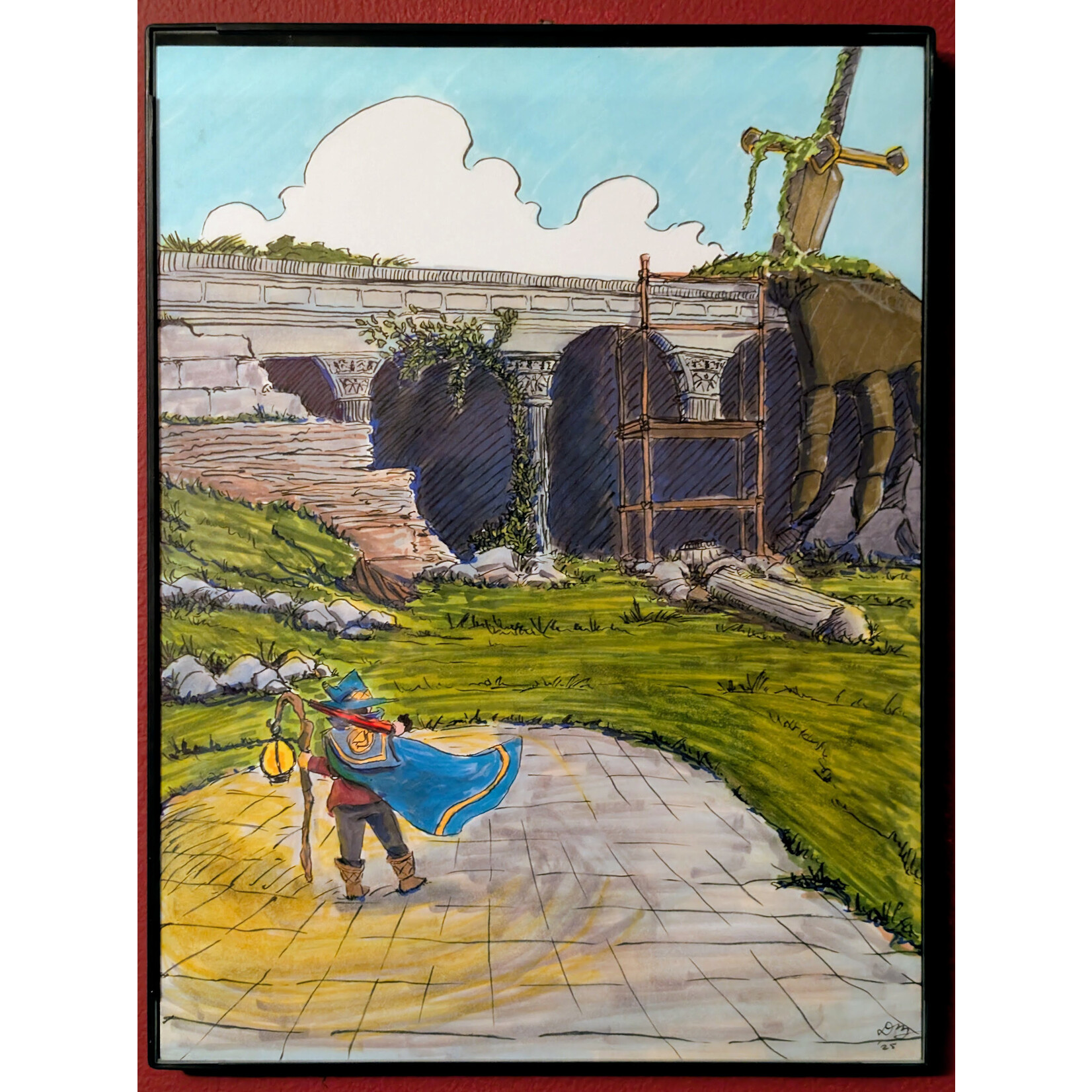 Daniel Ziegler Art "Before the Ruins" - Daniel Ziegler