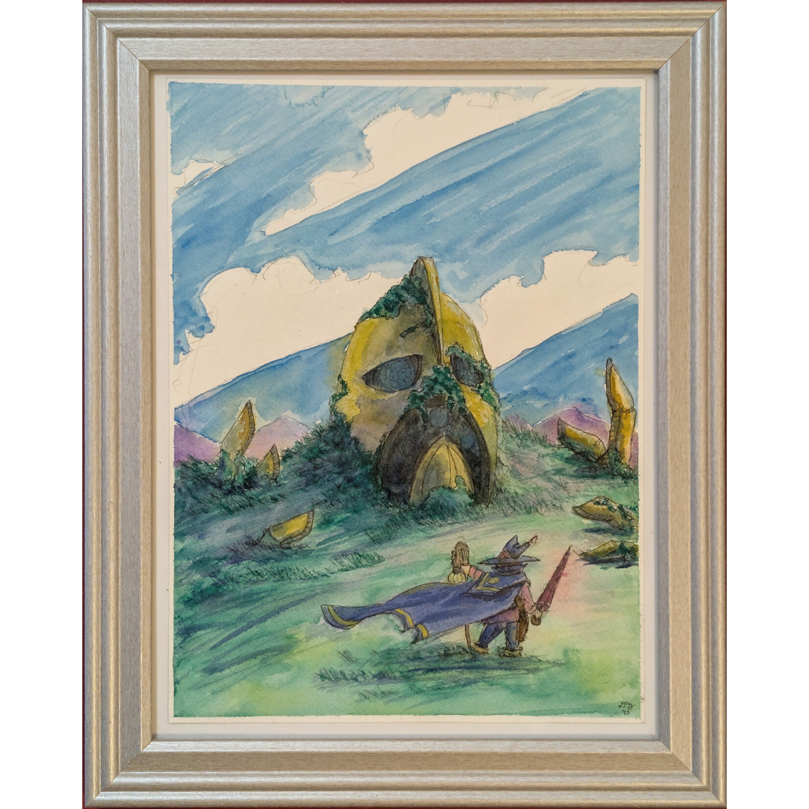 Daniel Ziegler Art "Bones of the Titan" - Daniel Ziegler