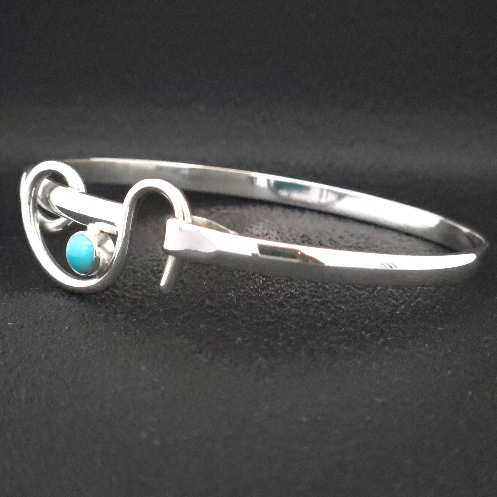 Modern Heirloom® AC Hook Bracelet, Turquoise 5mm