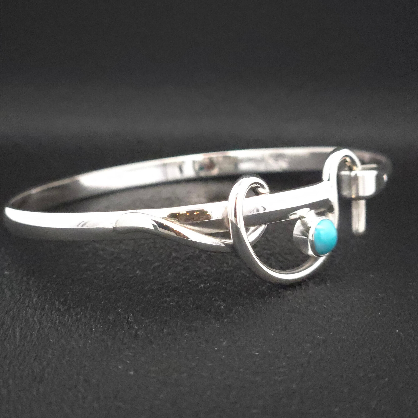Modern Heirloom® AC Hook Bracelet, Turquoise 5mm