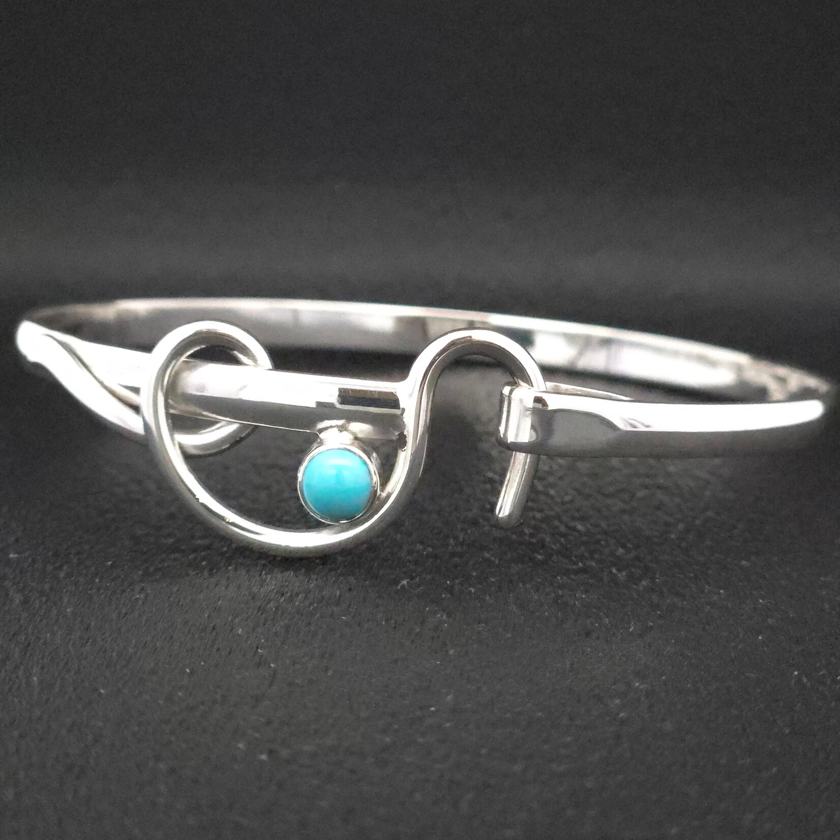 Modern Heirloom® AC Hook Bracelet, Turquoise 5mm