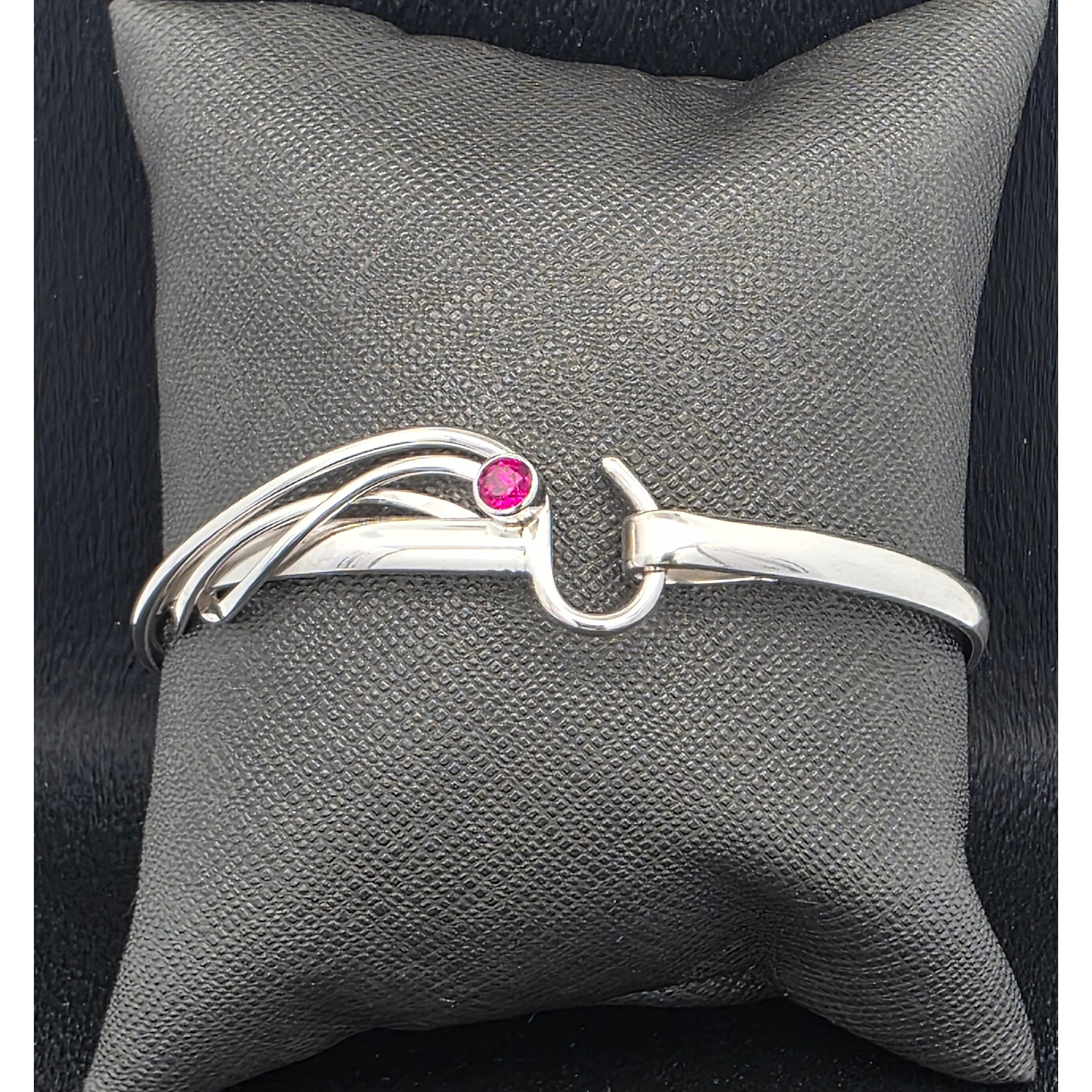 Modern Heirloom® Ruby and Silver Artist choice bracelet