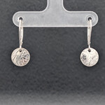 Modern Heirloom® Embossed Sterling Fiddlehead Fern Earrings, 9mm, Lever Back