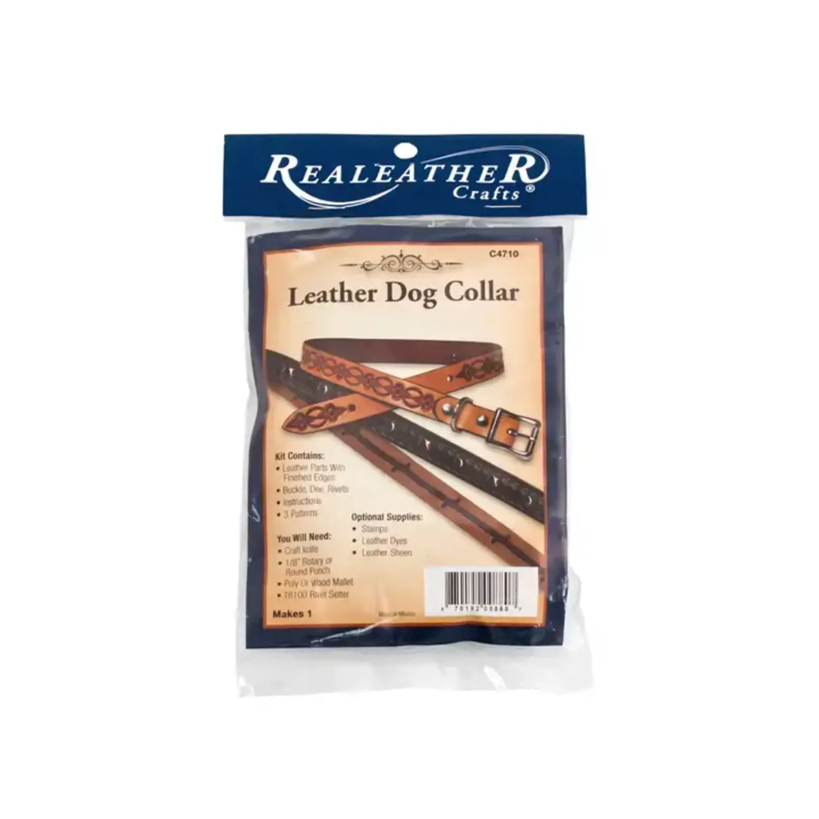 Realeather Dog Collar Kit