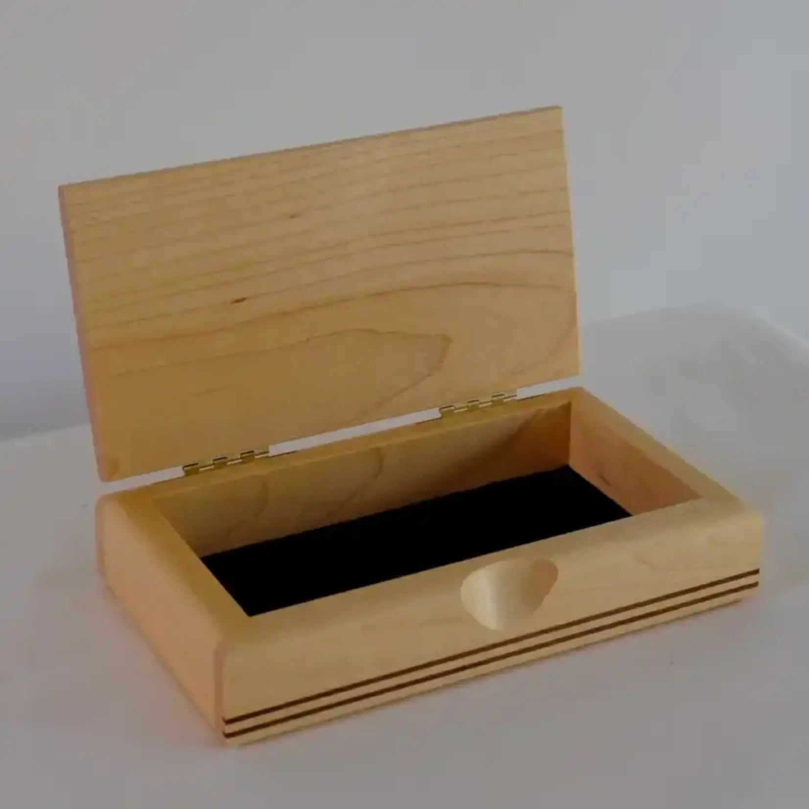 Fuji Wood Design Small Wooden Keepsake Box in Maple Wood