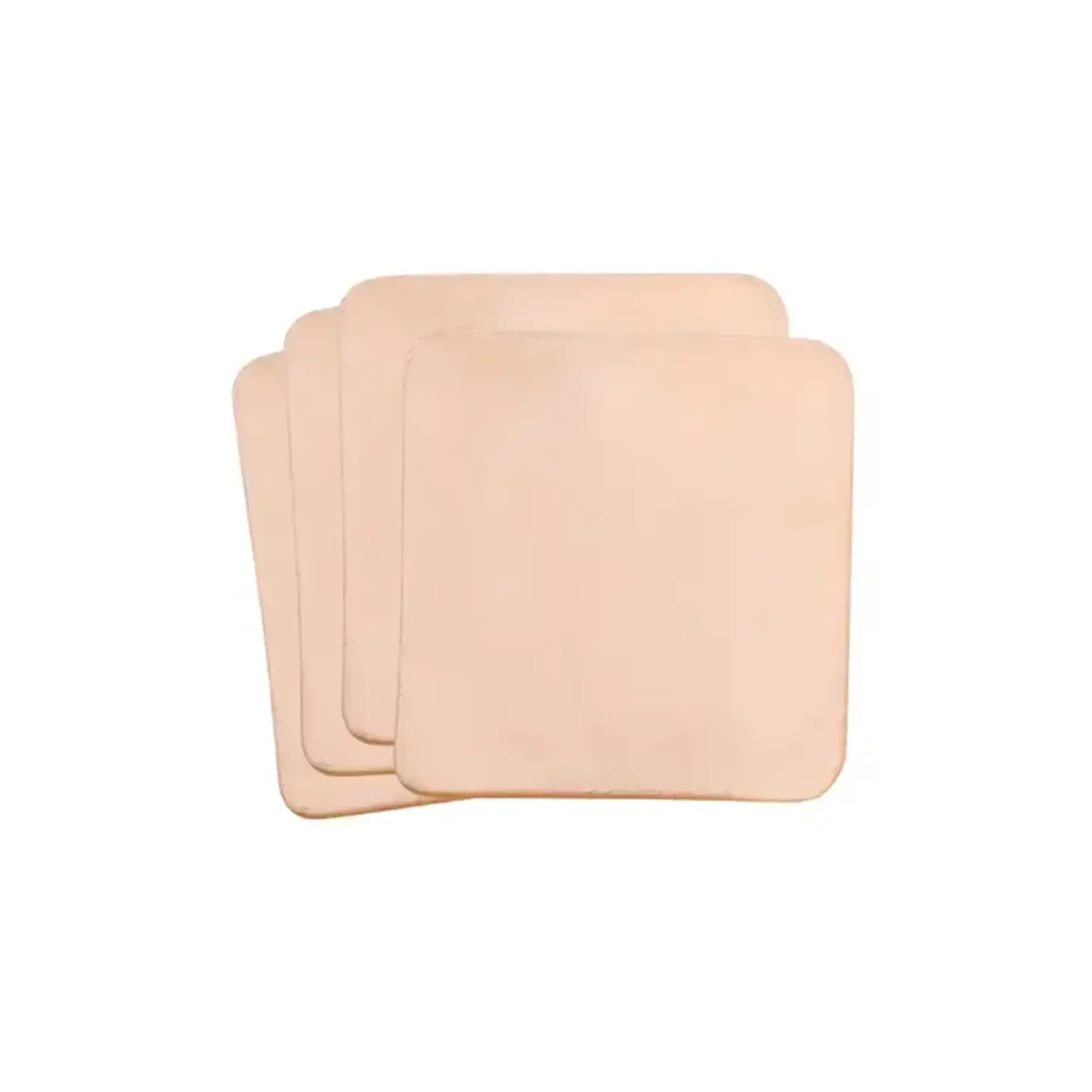 Realeather Leather Coaster Set, 4pk