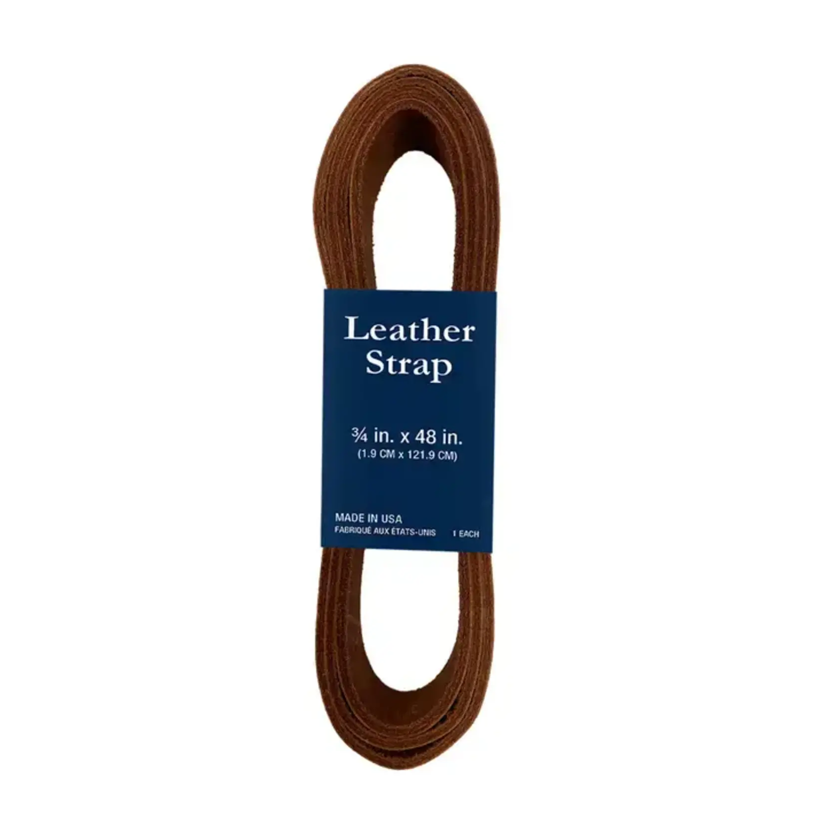 Realeather Leather Strap, 3/4" X 48" - Dark Acorn