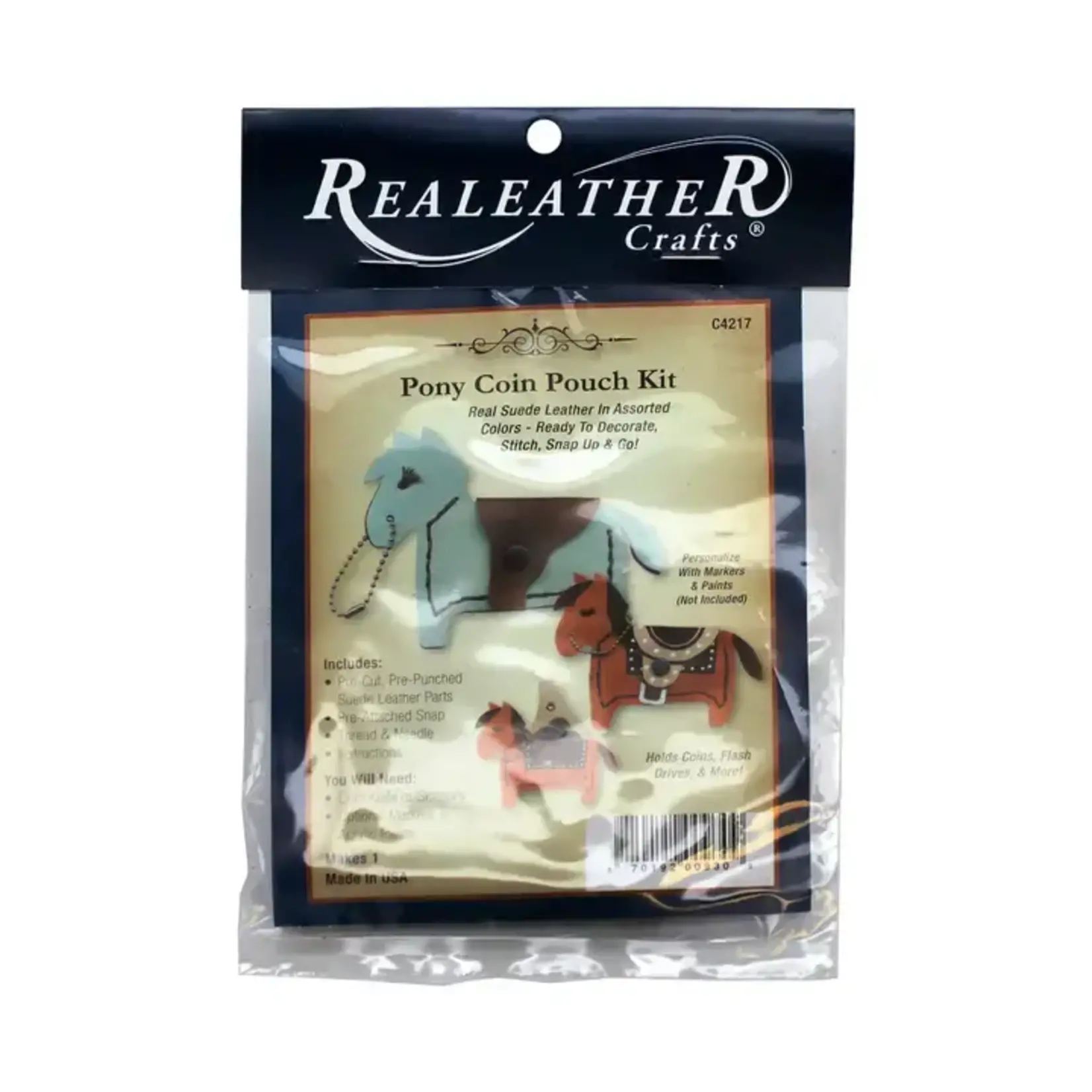 Realeather Little Pony Coin Purse Kit