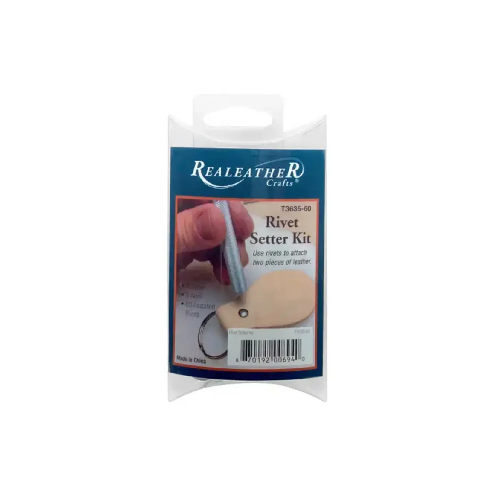 Realeather Rivets & Setter Kit