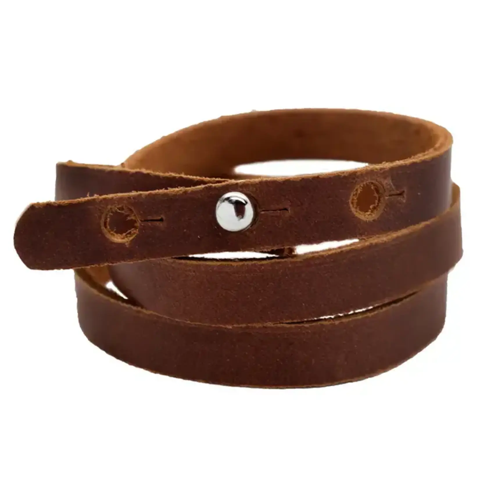 Realeather Leather Wrap Bracelet - Rustic