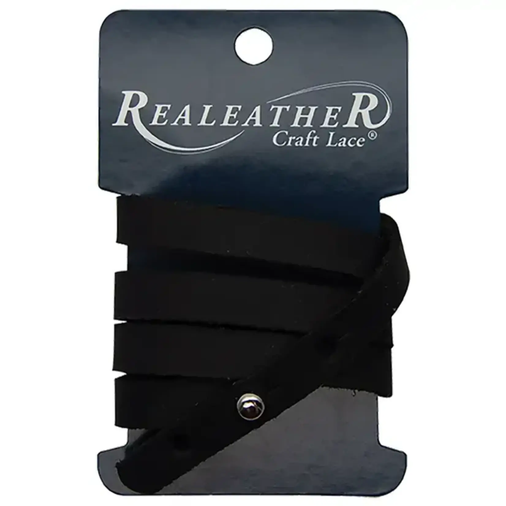 Realeather Leather Wrap Bracelet - Black