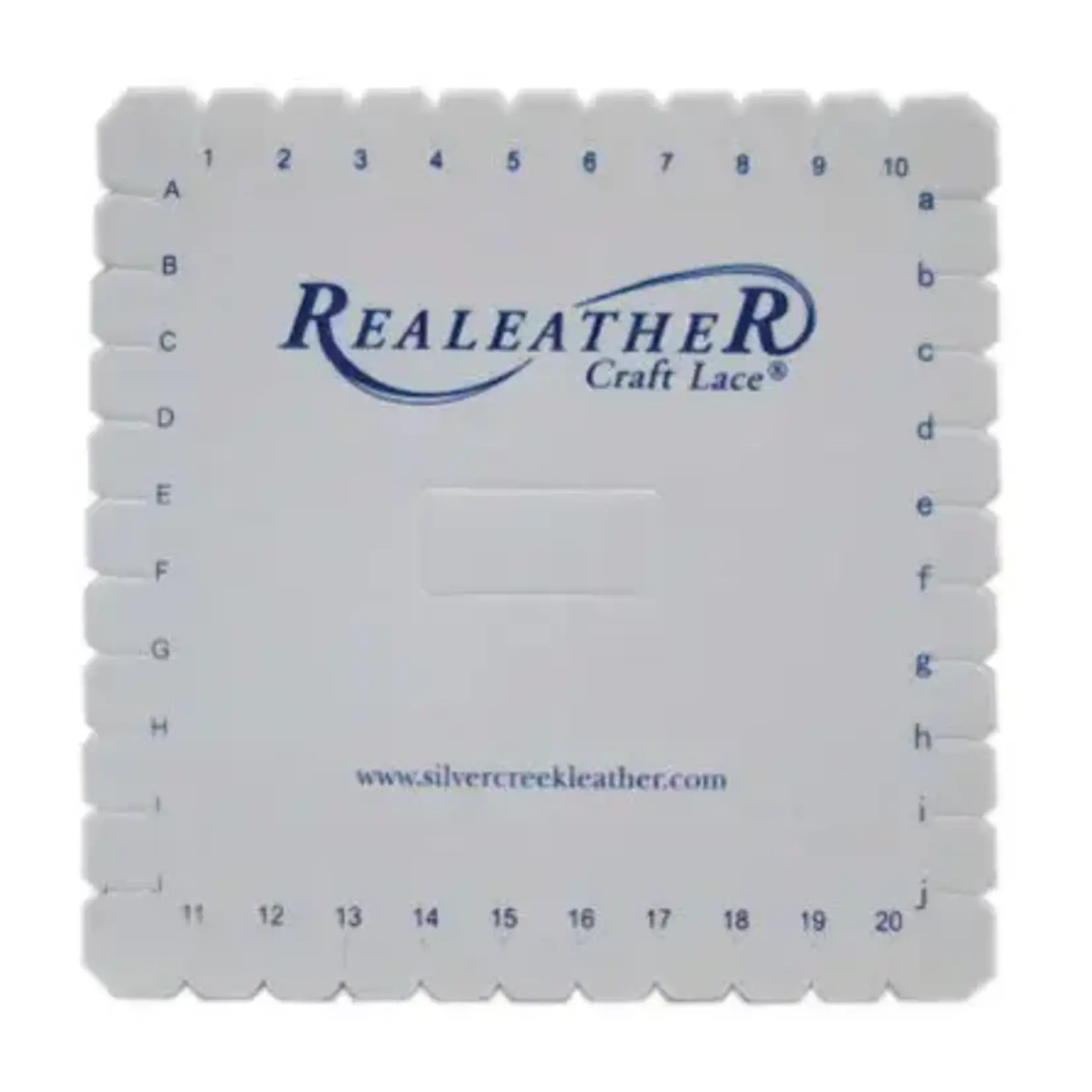 Realeather Kumihimo Square Braiding Tool | Flat Cord Braiding Board